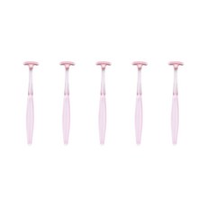 用於口腔護理白色石膏去除矽膠舌頭清潔劑粉紅色, 5個