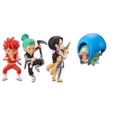 BANPRESTO 海賊王世界收藏品壁掛 WCF 和之國風格 Vol 1 卷 1 4 套圖, 1套