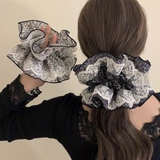 Paperments 普羅旺斯雙層蕾絲大腸髮圈 2件組 12293