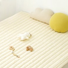 Bamboo Bebe 甜睡舒適雙面墊, 快樂奶油色