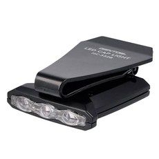 GENTOS 極輕專業夾帽燈 20流明 IPX4 HC-332B, 黑色, 1個