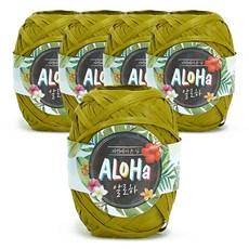 Sevy Aloha系列人造絲編織線, 32 顆橄欖, 5捲