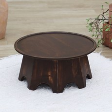 八角圓形小茶几 R 400mm x H 180mm, 1個, 復古