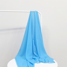 蝴蝶手藝厚實的彩色雪紡布, 78 Sky Blue