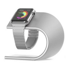 Apple Watch 充電支架 W1, 銀色, 1個