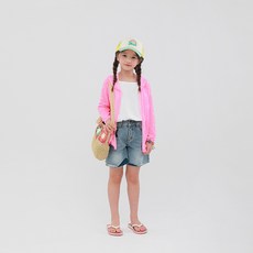 jkids 女童舒卡夏季連帽開襟衫 J8290