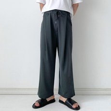 JH Style 男式細褶寬版無皺束帶褲 JKROK427