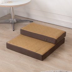 JINDACHI 金大器 亞藤紙纖蓆面記憶禪修拜坐墊, 紙纖咖