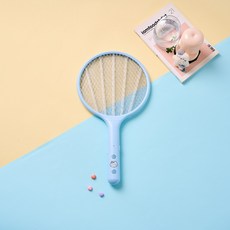 BUTTERSHOP 牛奶貓電池電蚊拍, 藍色