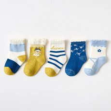 베베니즈 아동용 데일리 양말 5족 세트