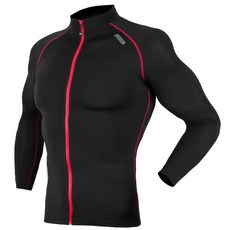 DRSKIN 男款拉鍊式長袖泳衣 ZDR044