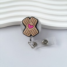 Graedada 扣環卡通人物伸縮扣證件帶 Type3, 混合顏色, 5個