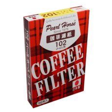 Pearl Horse 寶馬 咖啡濾紙 JA-P-008-102 2~4人, 50個裝, 1套