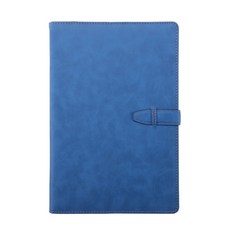 Black Swan天鵝絨頂級商務筆記本, 天藍色