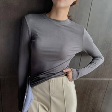 피어니스트 여성용 베이스 이너 긴팔 티셔츠