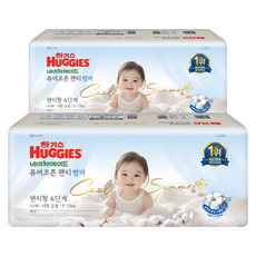 HUGGIES 好奇 Nature Made Summer棉質褲型尿布, 84張, 4階段