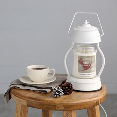 MARKET B MANTIC GU10 按鈕式蠟燭加熱器 KS2049T, 白色的