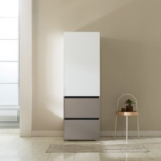 장인가구 E0 플레이트 광폭 주방수납장 600 방문설치, 베이지