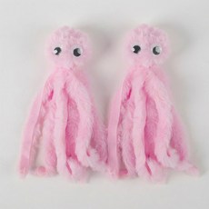 데이소이 고양이 봉제 문어 귀여운 장난감 ONE SIZE, 3 핑크, 2개
