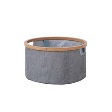 圓形洗衣籃 L號, 灰色的, 1個