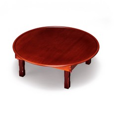 南原木器工藝社 春香谷 圓形桌 60cm, 櫻桃色