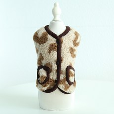 Itemtrade 반려동물 주머니 조끼, 01 연한 갈색, 1개