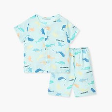 Uni FRIend 童款水果印花五分袖上衣短褲睡衣套裝