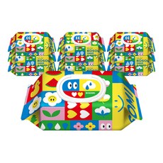 보솜이 비건라이프 펀앤플레이 물티슈 캡형, 65g, 70매, 10개