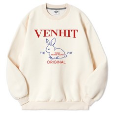 VENHIT 兔子棉質大學T