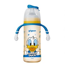 pigeon 貝親 第3代迪士尼母乳實感PPSU奶瓶, 唐老鴨, 330ml, 1個