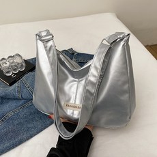 Unhave大容量斜背包, 05銀