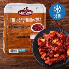 쉐프원 매콤무뼈닭발 비가열 (냉동), 280g, 1개