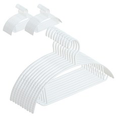 BONOHOUSE 半弧形無痕防滑衣架, 30入, 白色