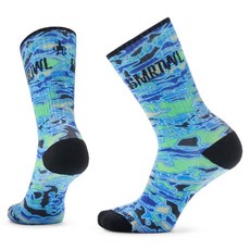 Smartwool Athletic In a Daze Print Crew 踝襪套組, LAGUNA BLUE, 1套