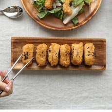 ERATO 長方形木製餐盤, 木頭色, 1個