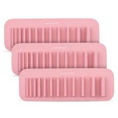 MERYTHOD 多功能刷具架, 粉紅色, 3個