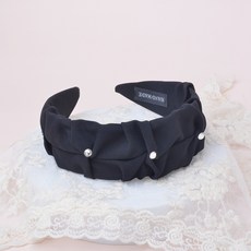 MerciBand 女童用水鑽寬版髮帶