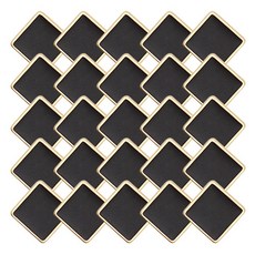 고급 코트 정장 가디건 단추 스퀘어 18mm, 블랙골드무광, 25개