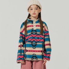 vavkids 兒童冬季刷毛半開襟T恤