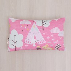 BEAUTE HOUSE 棉質枕套 森林音樂會, 粉色