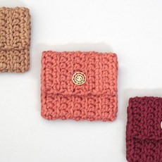 slow moments 瑪德蓮卡夾編織DIY套組, 1套, 淺粉紅