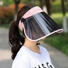 리버폭스 여성용 와이드 선캡, 핑크, 1개