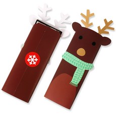 indigoshop 聖誕包裝紙, 50個, 魯道夫