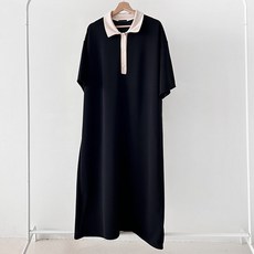봉봉스토리 로슈 단추 카라 임산부 원피스