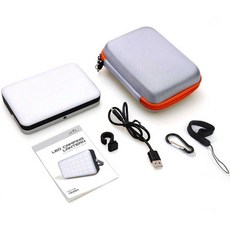 아웃필드 LED 캠핑랜턴 카라비너 + 핸드스크랩 + 랜턴고리 + 전용파우치 세트, 1세트