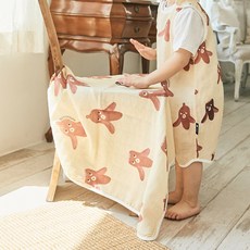 ROTOTO bebe 幼童維也納香腸印花紗布被