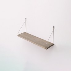 에이러블 심플한 벽걸이 선반 장식 B0204, 브라운