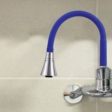 ER TECH 替換用蛇管伸縮水龍頭 一體式 藍色, 1個