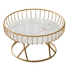 ABM 室內鋼製多用途零食籃 白色 大, 1個