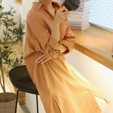 Frommiss 女款秋季日常長版襯衫